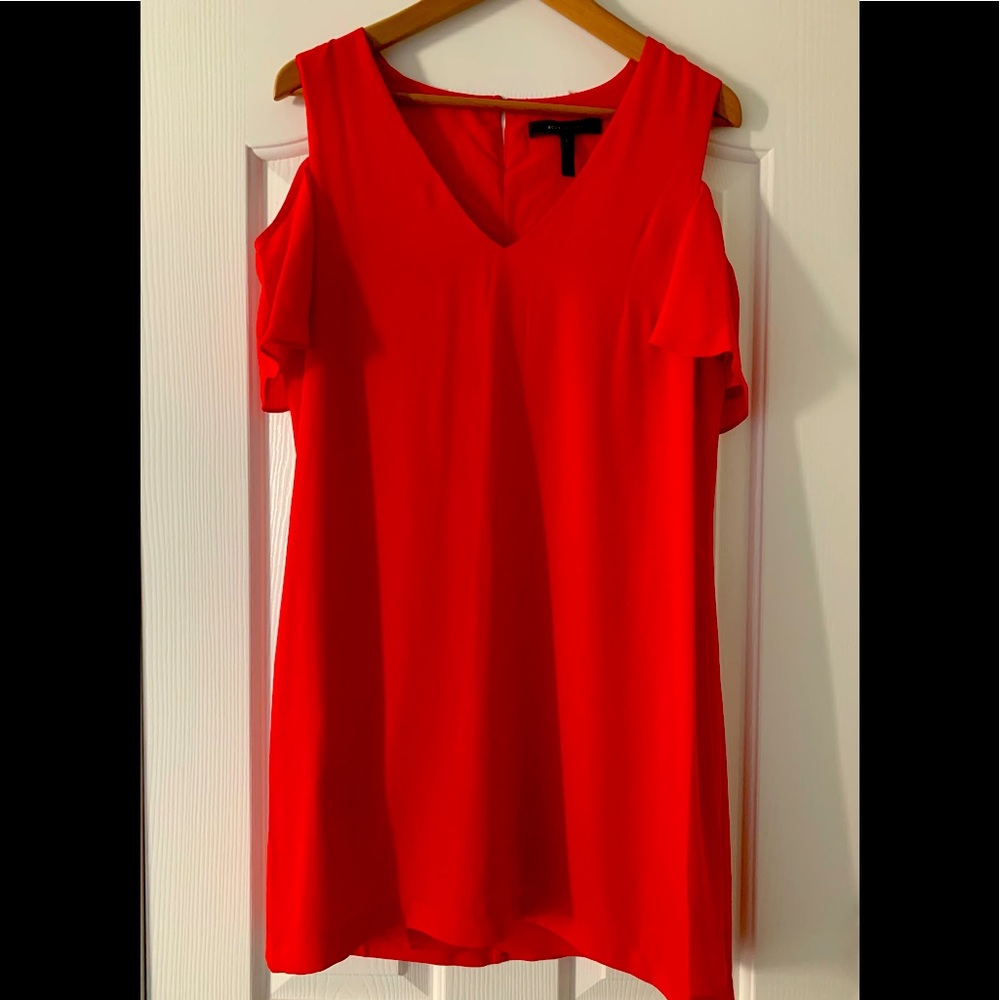 BCBG Kia Cold Shoulder Dress